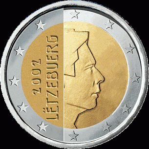 2 Euro UNC Luxemburg